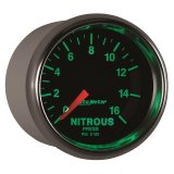 Autometer GS 2 1/16in. 1600PSI Nitrous Fuel Pressure Gauge thumbnail 8