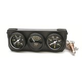 Autometer Auto Gauge Console Oil Pressure / WTMP / Volt. 1.5in 100 psi 280 Deg. 18V Mechanical BK thumbnail 2