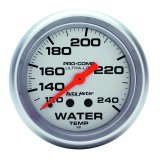 AutoMeter Gauge Water Temp 2-5/8in. 120-240 Deg. F Mechanical 12ft. Ultra-Lite thumbnail 2