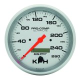 Autometer Ultra-Lite 5 inch 260 KPH In Dash Speedo thumbnail 3