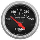 Autometer Sport Comp 100-250 F Trans Temp Gauge thumbnail 3