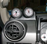 Autometer 2007-2014 Sierra / Silverado 2-1/6in Single Steering Column Gauge Pod Mount - Black thumbnail 1