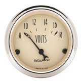 AutoMeter 3-3/8in & 2-1/16in GPS Speedometer Antique Beige Gauge Kit - 5 Pc thumbnail 4