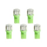 Autometer Green LED Replacement Bulb T3 Wedge - (Pack of 5) thumbnail 2