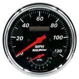 Autometer Designer Black Tach/Speedo 5in. - 120mph & 8k RPM thumbnail 1