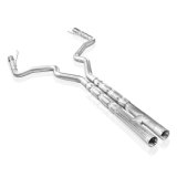 Stainless Works 2015-16 Mustang GT 3in Catback H-Pipe Retro Chambered Mufflers 2-1/2in Cores thumbnail 3