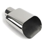 Stainless Works Big Oval Exhaust Tips 3in Inlet (priced per pair) thumbnail 2