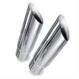 Stainless Works Slash Cut Exhaust Tips 2.5in ID Inlet thumbnail 1