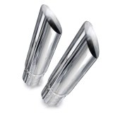 Stainless Works Slash Cut Exhaust Tips 2.5in ID Inlet thumbnail 4