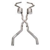 Stainless Works Chevy Camaro 1967-69 Exhaust 2.5in Stainless with X-Pipe thumbnail 4