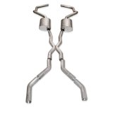 Stainless Works Chevy Camaro 1967-69 Exhaust 2.5in Stainless with X-Pipe thumbnail 5