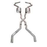 Stainless Works Chevy Camaro 1967-69 Exhaust 2.5in Stainless with X-Pipe thumbnail 6
