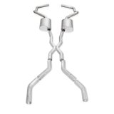Stainless Works Chevy Camaro 1967-69 Exhaust 3in Stainless with X-Pipe thumbnail 5
