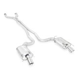 Stainless Works 2009-15 Cadillac CTS-V Wagon 3in Catback System X-Pipe S-Tube Mufflers 4in Tips thumbnail 4