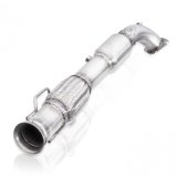 Stainless Works 2016-18 Ford Focus RS 3in High-Flow Cats Downpipe Factory Connection thumbnail 2