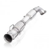Stainless Works 2016-18 Ford Focus RS 3in High-Flow Cats Downpipe Factory Connection thumbnail 3
