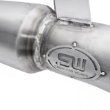 Stainless Works 2016-18 Ford Focus RS 3in High-Flow Cats Downpipe Factory Connection thumbnail 7