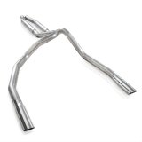 Stainless Works 2011-14 F-150 5.0L 3in Exhaust S-Tube Mufflers Under Bumper Exit thumbnail 1