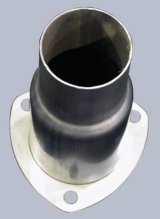 Stainless Works Collector Adapter 3-Bolt 3-1/2in OD Tubing 3in OD Outlet thumbnail 1