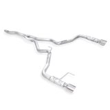 Stainless Works 2015-16 Mustang 2-1/2in Catback Retro Chambered Mufflers Factory Connection thumbnail 5