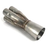 Stainless Works 1 3/4in 4 way merge collectors with 3in OD outlet thumbnail 2