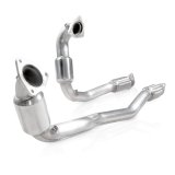 Stainless Works 2010-18 Ford Taurus SHO V6 Downpipe High-Flow Cats thumbnail 1