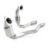 Stainless Works 2010-18 Ford Taurus SHO V6 Downpipe High-Flow Cats thumbnail 2