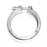 Stainless Works V Band SS Coupling Kit for 2 1/2in tubing thumbnail 1
