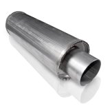 Stainless Works 2in VINTAGE ROUND MUFFLER thumbnail 3