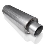 Stainless Works 2in VINTAGE ROUND MUFFLER thumbnail 4
