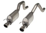 Stainless Works 2006-13 Corvette C6ZO6/ZR1 3in Axle Back S-Tube Mufflers Dual 4in Rolled Edge Tips thumbnail 2