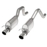 Stainless Works 2006-13 Corvette C6ZO6/ZR1 3in Axle Back S-Tube Mufflers Dual 4in Rolled Edge Tips thumbnail 4