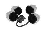 Boss Audio Systems Motorcycle Speaker Amplifier/ Bluetooth/ 3in Speakers Pair- Chrome thumbnail 1