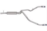 Gibson 11-16 Ford F-250 Super Duty King Ranch 6.2L 2.5in Cat-Back Dual Split Exhaust - Aluminized thumbnail 5
