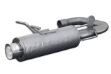 Gibson 04-07 Yamaha YXR66F Rhino 660 Base Single Exhaust - Stainless thumbnail 1
