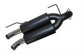 Gibson 11-13 Polaris Ranger RZR XP 900 Base Dual Exhaust - Black Ceramic thumbnail 1