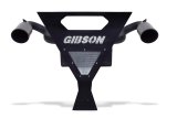 Gibson 16-17 Yamaha YXZ1000R Base 2.25in Dual Exhaust - Black Ceramic thumbnail 1