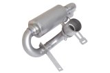 Gibson 17-20 Can-Am Maverick X3 Turbo Base 2.5in Single Exhaust - Stainless thumbnail 1