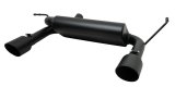 Gibson 07-17 Jeep Wrangler JK Rubicon 3.8L 2.5in Cat-Back Dual Split Exhaust - Black Elite (Ceramic) thumbnail 4