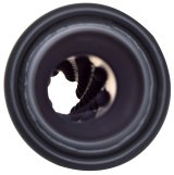 Gibson Rolled Edge Angle-Cut Muffler Quiet Tip - 4in OD/2.25in Inlet/12in Length - Black Ceramic thumbnail 1
