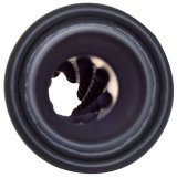 Gibson Rolled Edge Angle-Cut Muffler Quiet Tip - 4in OD/2.25in Inlet/12in Length - Black Ceramic thumbnail 2