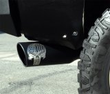 Gibson 07-17 Jeep Wrangler Sport 3.6L 2.5in Patriot Skull Series Cat-Back Dual Exhaust - Blk Ceramic thumbnail 3