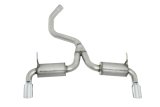 Gibson 14-21 Jeep Cherokee 3.2L 2.5in/2.25in Black Elite Cat-Back Dual Split Exhaust - Stainless thumbnail 1