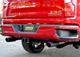Gibson 20-21 Chevy Silverado 6.6L 2.5in Cat-Back Dual Split Exhaust System Stainless - Black Elite thumbnail 2