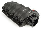 FAST LSXR 102MM Rect Port Intake Manifold - Black w/ 102MM Big Mouth Billet Throttle Body (Kit) thumbnail 4