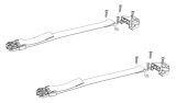 BAK Underside Buckle Ends & Strap Clips Qty 2 (w/ Hardware) thumbnail 2