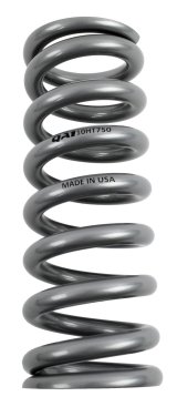 QA1 2-1/2in ID High Travel Spring - 10in Length x 750lbs/in - Silver Powder Coated thumbnail 1