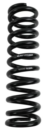 QA1 2-1/2in ID High Travel Spring - 12in Length x 350lbs/in - Black Powder Coated thumbnail 1