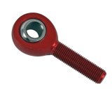 QA1 A Series Endura Rod End - Male/Right Hand - .375in Bore x 3/8-24 - Red Aluminum thumbnail 2