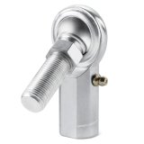 QA1 C Series 2-Pc Rod End - Female/Left Hand - .375in Bore x 3/8-24 w/Stud & Zerk - Carbon Steel thumbnail 2